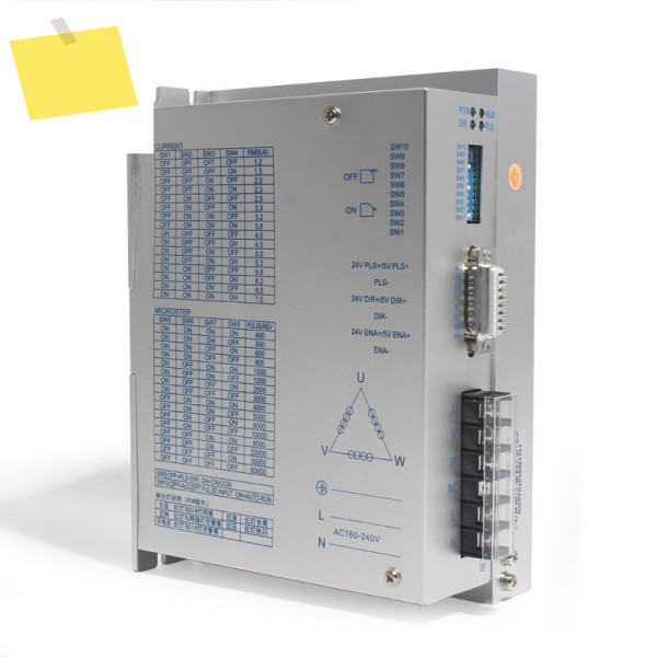 110 스테퍼 모터 드라이버, 포장 기계 및 CNC용, 3 상 HB3722S2, 220V 7A 제품 이미지