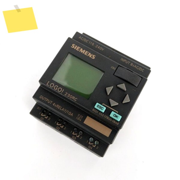 새제품 또는 중고 로고, 6ED1052-1FB00-0BA6 릴레이 200 블록 PLC 로직 모듈 컨트롤러, 230RC, 8DI, 4DO, 115V, 제품 이미지