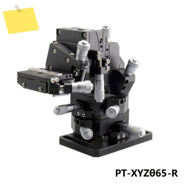 PT-XYZθ65 수동 6차원 조합 테이블, 거친 조정 ±6.5mm, 미세 θx, θY: ±3 ° ±5 제품 이미지