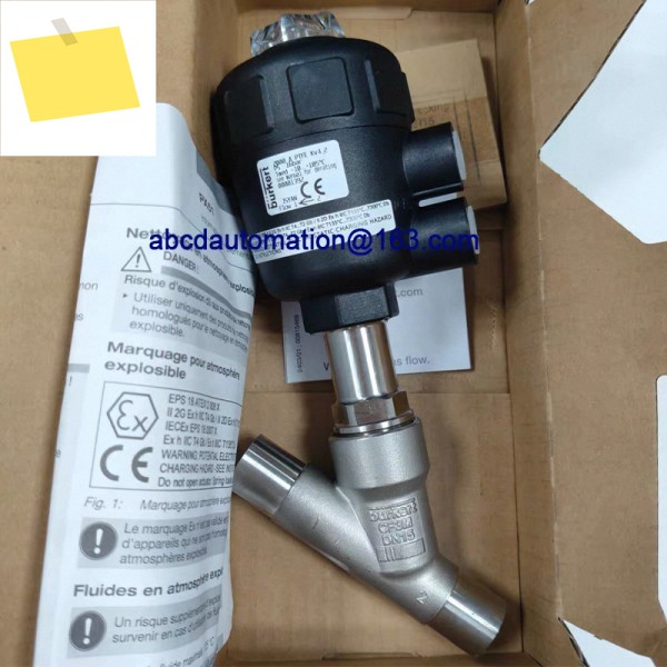 버커트 공압 앵글 시트 밸브 2000 A PTFE KV4.2 PS 16bar 00001392 DN15 제품 이미지