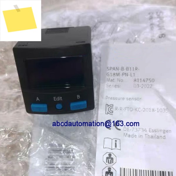 기존 FE 압력 센서 SPAN-B-B11R-G18M-PN-L1 8114750 제품 이미지