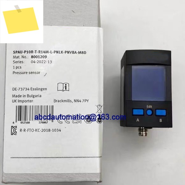 기존 압력 센서 SPAU-P10R-T-R14M-L-PNLK-PNVBA-M8D 8001209 제품 이미지