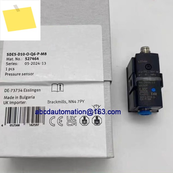 기존 FE 압력 센서 SDE5-D10-O-Q6-P-K 548344 527464 제품 이미지