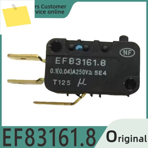 2PCS EF83161.8 대형 마이크로 스위치 이동 제한, 2핀 상시 열림, 핸들 0.1A 제품 이미지