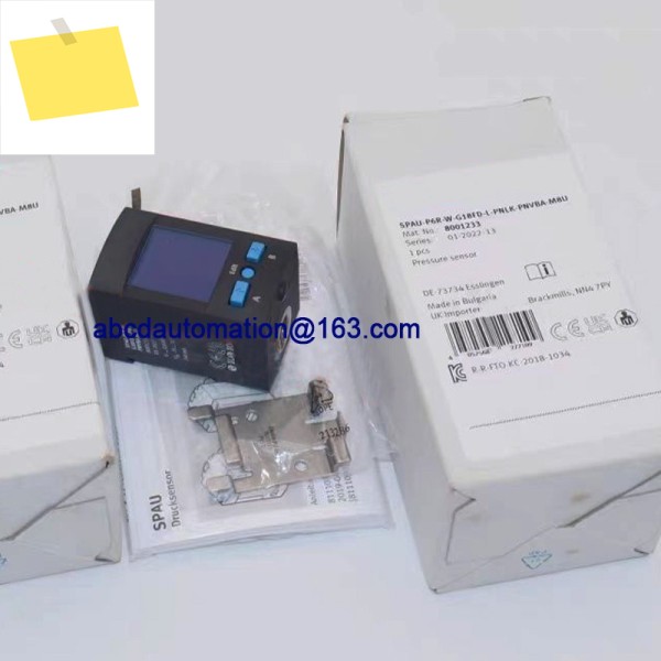 기존 압력 센서 SPAU-P6R-W-G18FD-L-PNLK-PNVBA-M8U 8001233 제품 이미지