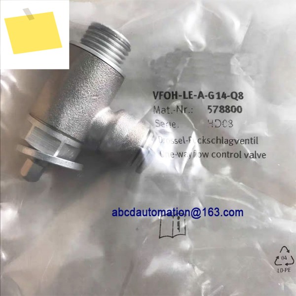 Original VFOH-LE-A-G14-Q8 578800 Throttle Valve 제품 이미지