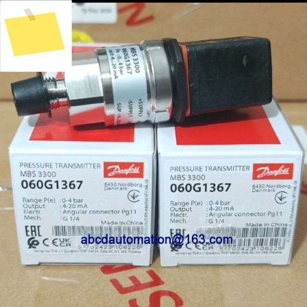 기존 Danfoss 압력 트랜스미터 MBS 3300 060G5635 제품 이미지