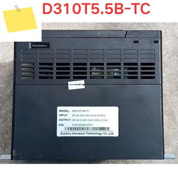 중고 Inovance MD310T5.5B-TC 주파수 변환기 5.5KW 기능 테스트 OK 제품 이미지