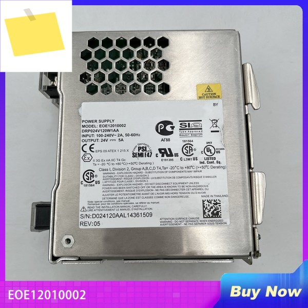 EOE 12010002 DELTA 스위칭 전원 공급 장치 DRP024V120W1AA 24V5A120W용 제품 이미지
