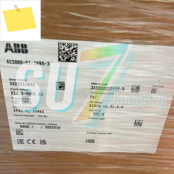 ACS880-01-169A-3 주파수 변환기 신품 원본 제품 이미지