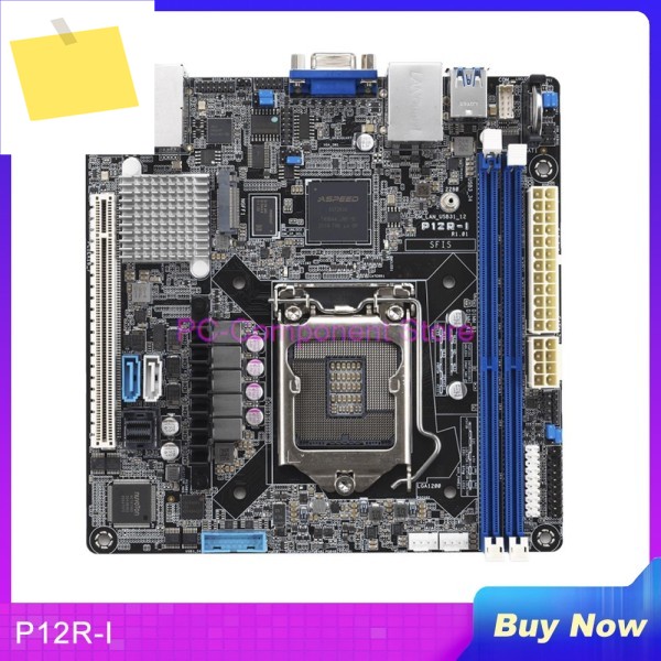 P12R-I E-2300 LGA 미니 ITX 워크스테이션 마더보드 제품 이미지