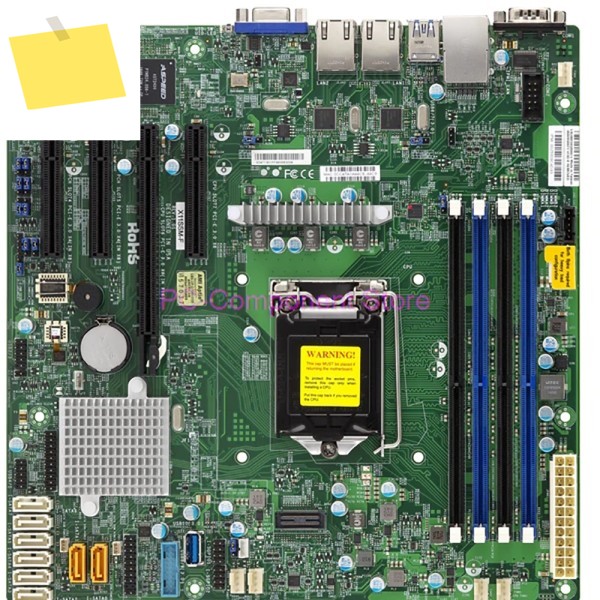 싱글 소켓 서버 마더보드 C236 E3-1200 V6 V5 SATA3 6Gbps LGA1151 X11SSM-F 제품 이미지