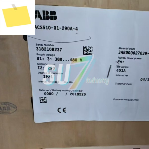 주파수 변환기 ACS510-01-246A-4 신품 원본 제품 이미지