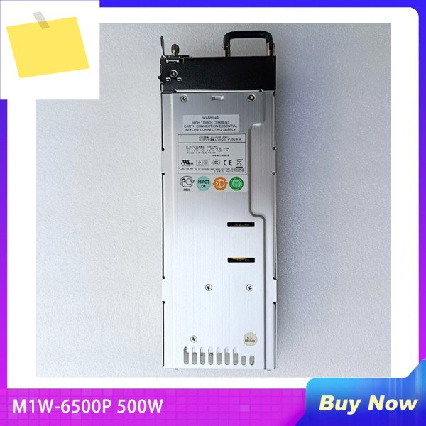 Zippy Emacs 서버 전원 공급 장치 M1W-6500P 500W 완벽한 테스트용 원본 제품 이미지