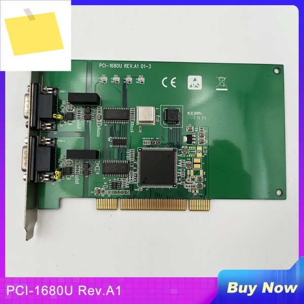 어드밴텍 듀얼 포트 CAN 범용 PCI 버스 통신 카드 PCI-1680U Rev.A1용 제품 이미지