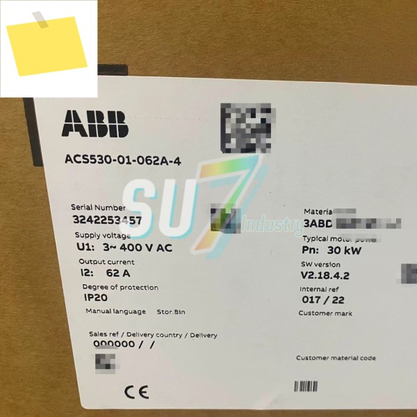 주파수 변환기 신품 원본 ACS530-01-062A-4 제품 이미지