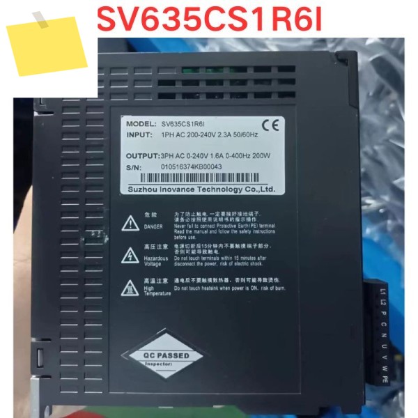 중고 Inovance SV635CS1R6I 서보 드라이브 0.2KW 기능 테스트 OK 제품 이미지