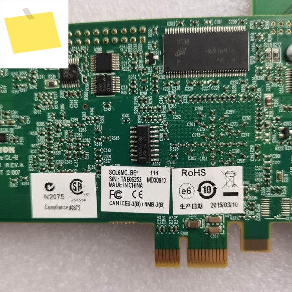 안정적인 성능의 SOL6MCLBE 산업용 어큐어먼트 카드 PCIE Y7298-01 REV.A 제품 이미지