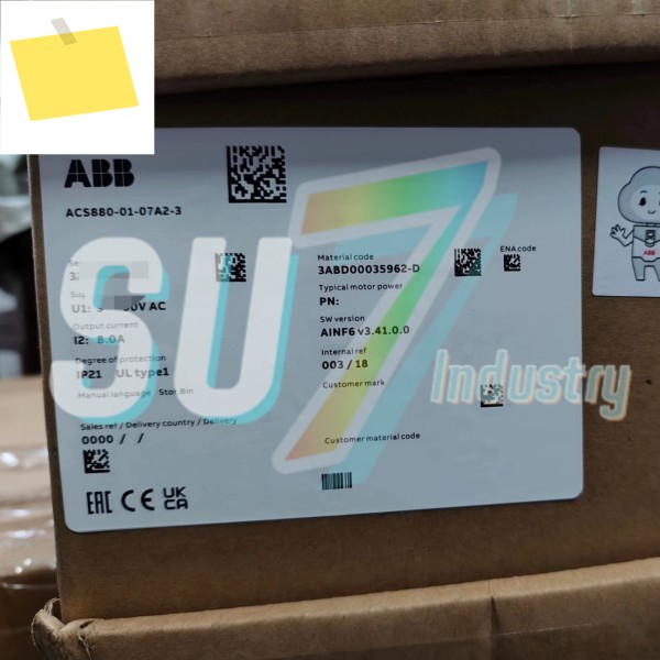 ACS880-01-07A2-3 주파수 변환기 신품 원본 제품 이미지