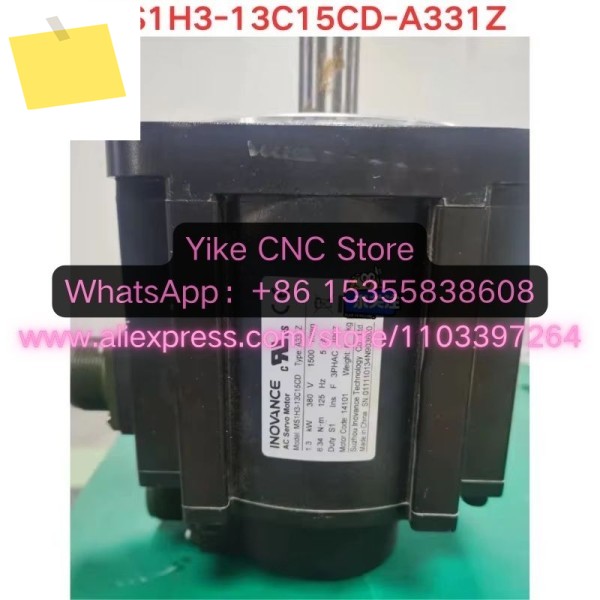 사용된 이노반스 서보 모터 MS1H3-13C15CD-A331Z 1.3KW 기능 테스트 완료 제품 이미지