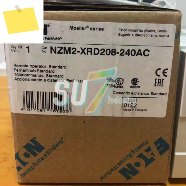 NZM2-XRD208-240AC NZM3-XTVD 창고에 있는 새 제품 회로 차단기 제품 이미지