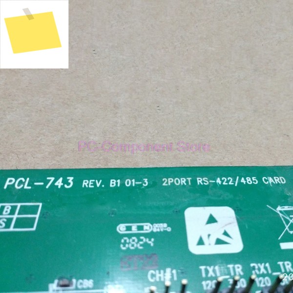 고품질 RS422485 카드 2포트 통신 PCL-743 REV.B1 제품 이미지
