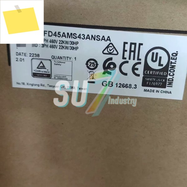 VFD45AMS43ANSAA 신품 주파수 변환기 제품 이미지