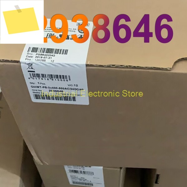 Phoenix QUINT POWER QUINT-PS-3X400-500AC24DC40 24VDC40A 스위칭 전원 공급 장치 2938646의 신품 기능 제품 이미지