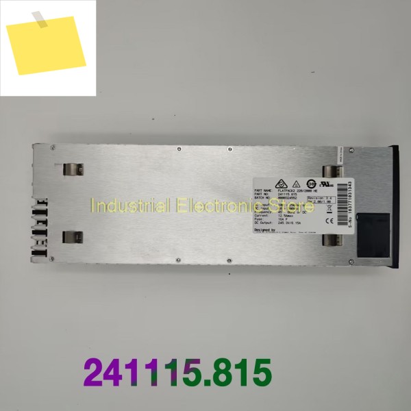정류기 모듈 FLATPACK2 2202000 HE 출력 245.3V 8.15A 241115.815 제품 이미지