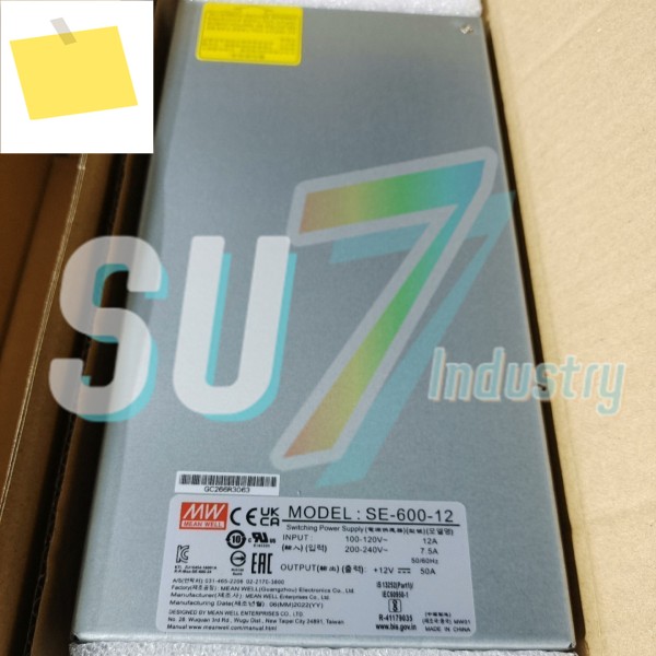 새제품 박스형 스위치 전원 공급 장치 SE-600-12 | 12V 한국어로 번역하세요 36V를 제품 이미지