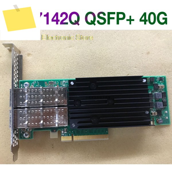 Solarflare SFN7142Q QSFP+ 40G 듀얼 포트 10기가비트 광 네트워크 카드용 제품 이미지