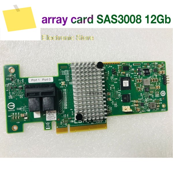 LSI 9340-8i 어레이 카드 SAS3008 12Gb 패스스루 확장 IBM M1215 46C9115용 제품 이미지