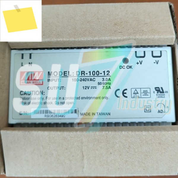 Mean Well DR-100-12 스위치 전원 공급 장치 박스 내 새 제품 제품 이미지