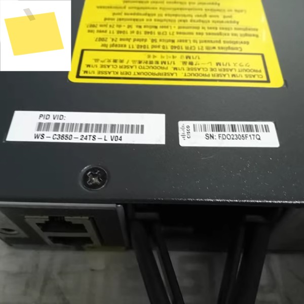 시스코 WS-C3650-24TS-L 24포트 풀 기가비트 전기 포트+4 광 3레이어 관리 스위치 제품 이미지