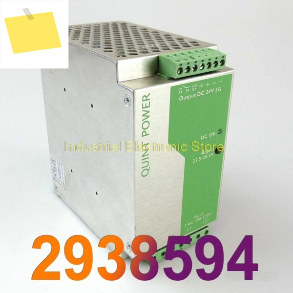 Phoenix 스위칭 전원 공급 장치용 QUINT-PS-3X400-500AC24DC5 QUINT POWER 24VDC5A 2938594 제품 이미지