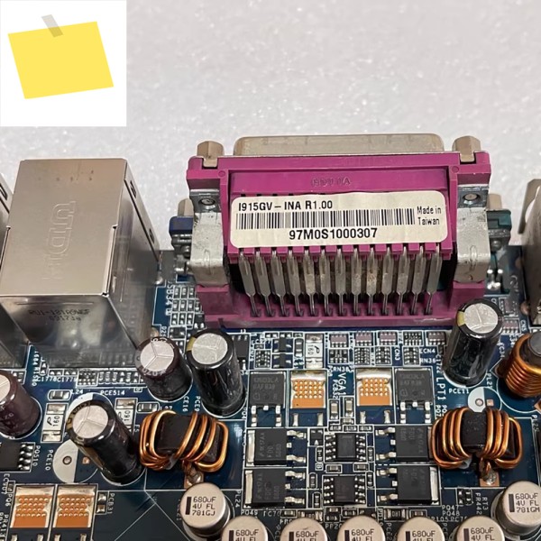 I915GV-INA-R1.00 듀얼 ISA 슬롯 네트워크 포트 산업용 제어 장비 마더보드 제품 이미지