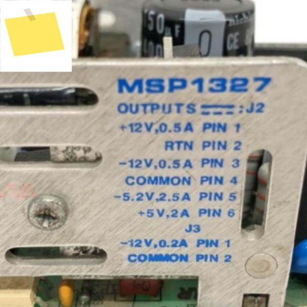 CONDOR 전원 공급 장치용 MSP1327 +12V0.5A-12V0.5A-5.2V2.5A+5V2A-12V0.2A 제품 이미지