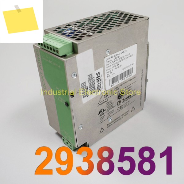 Phoenix 스위칭 전원 공급 장치용 QUINT-PS-100-240AC24DC5 QUINT POWER 24VDC5A 2938581 제품 이미지