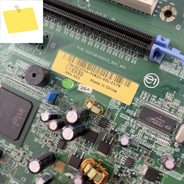 DELL Precision WS380 0G9322 0CJ774 그래픽 워크스테이션 마더보드용 원본 제품 이미지