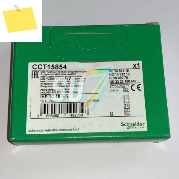 CCT15854 DIN 레일용 타이머 1채널 새 원본 제품 이미지