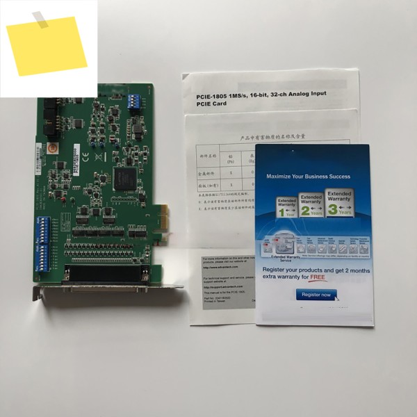 32채널 아날로그 입력 PCIE-1805-AE 동적 수집 카드 제품 이미지