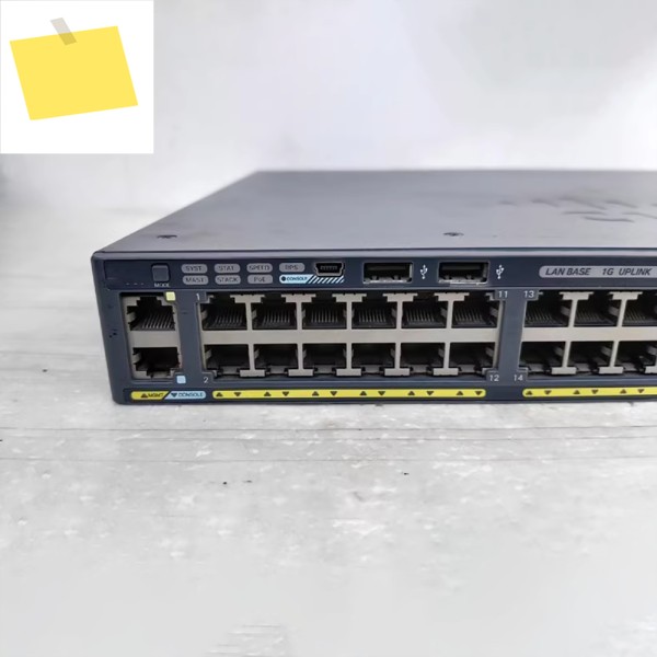 CISCO WS-C2960X-48LPS-L 48포트 기가비트 POE 전원 공급 장치 네트워크 관리 스위치용 제품 이미지