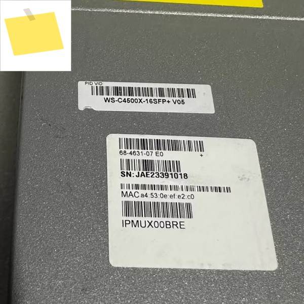 CISCO WS-C4500X-16SFP+ 16포트 SFP+ 10기가비트 코어 네트워크 스위치용 제품 이미지