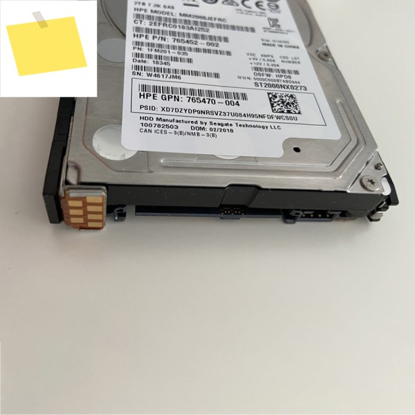 2TB 765466-B21 765873-001 SAS 7.2K 12G 2.5 G8 G9 G10 서버 하드 디스크 제품 이미지