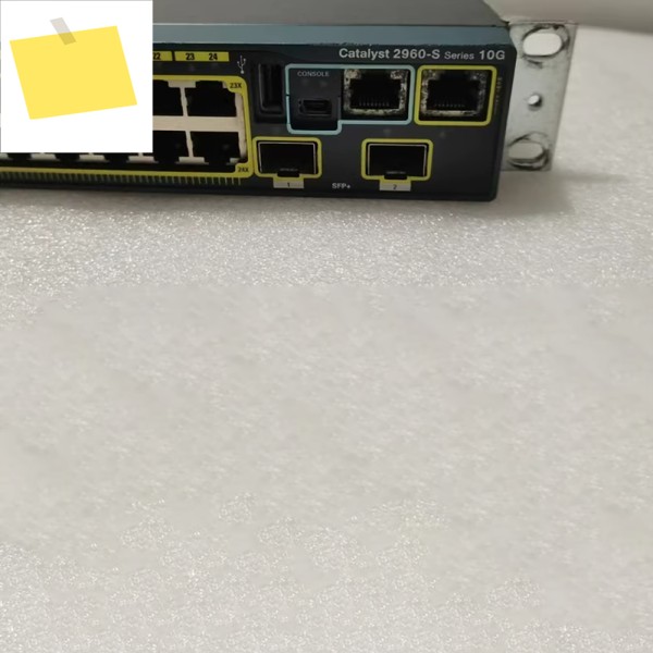 Cisco WS-C2960S-24TD-L 24포트 기가비트 이더넷 SFP+10 네트워크 관리 스위치용 제품 이미지