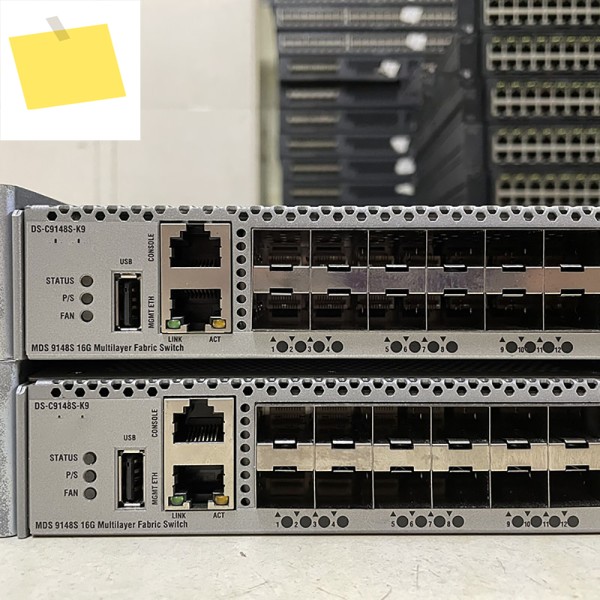 Cisco DS-C9148S-K9 12 포트 활성화 광섬유 스토리지 스위치용 1개 제품 이미지