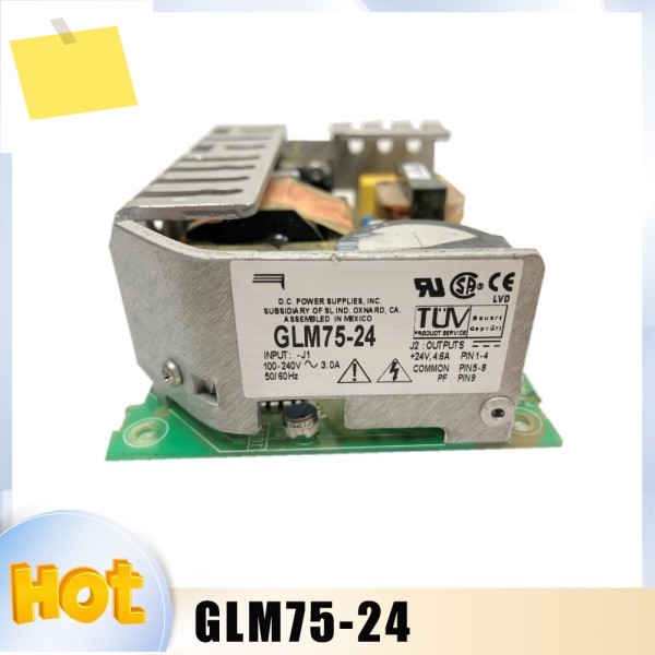 GLM75-24 산업용 병원 장비 전원 공급 장치 +24V4.6A 제품 이미지