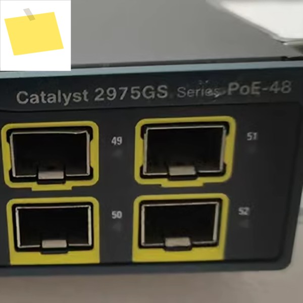 CISCO WS-C2975GS-48PS-L 48 포트 풀 기가비트 POE 전원 공급 장치 네트워크 관리 스위치용 제품 이미지
