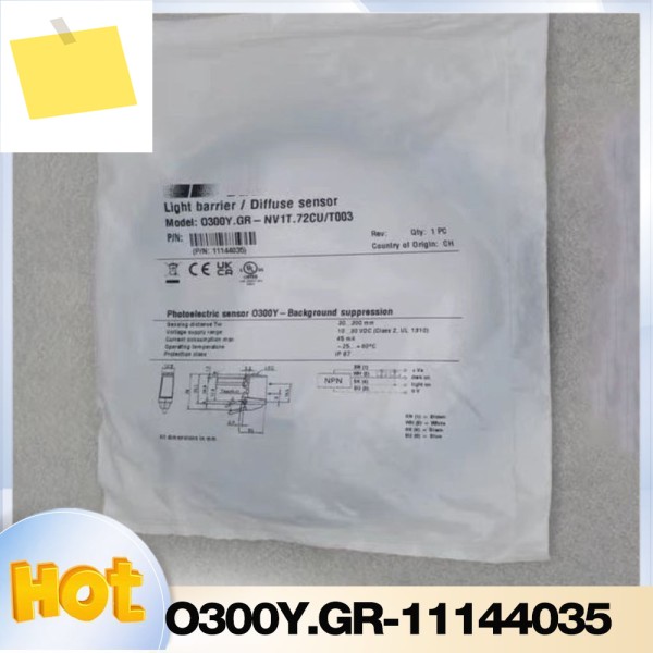 BAUMER 센서 O300Y.GR-11144035용 제품 이미지