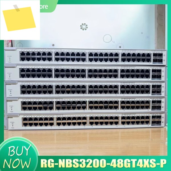 1pcs RG-NBS3200-48GT4XS-P POE 스위치, 48개의 기가비트 전기 포트 및 10G 광 포함 제품 이미지